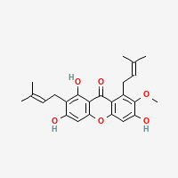 A structure of a chemical formula Description automatically generated